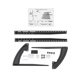 Universal TV Cabinet Feet for LCD LED TVs from 32-55 Inches, Height Adjustable, Removable TV Cabinet Base, VESA 800x400 mm, Max.