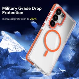 High Transparency Magnetic Phone Case for Samsung Galaxy S25 S24 S23 Ultra S21 FE A56 A36 A26 A53 Magnetic Bracket Cover