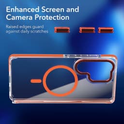 High Transparency Magnetic Phone Case for Samsung Galaxy S25 S24 S23 Ultra S21 FE A56 A36 A26 A53 Magnetic Bracket Cover