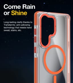 High Transparency Magnetic Phone Case for Samsung Galaxy S25 S24 S23 Ultra S21 FE A56 A36 A26 A53 Magnetic Bracket Cover