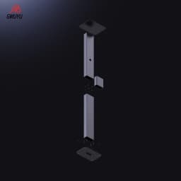 GWUYU EV Charging Holder Pedestal Stand Easy to Install Universal EV Charging Mounting Pole Aluminum Alloy EVSE Pillar Stand