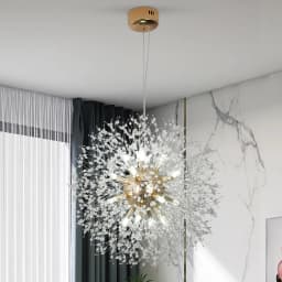 VETRULUS Modern Dandelion Lighting Pendant Lights Living Room Dining Bedroom Pendant Lights Starry Fireball Lighting Fixtures 
