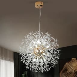 VETRULUS Modern Dandelion Lighting Pendant Lights Living Room Dining Bedroom Pendant Lights Starry Fireball Lighting Fixtures 
