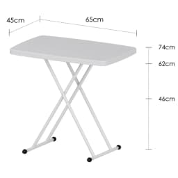 Portable Multifunctional Table Folding Table Adjustable Height Desk for kitchen Picnic Camping Garden BBQ Party