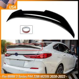 Magickit PSM Style Rear Spoiler Tail Wing For BMW 2 Series F44 228i M235i 2020-2022 Gloss Black Rear Trunk Boot Lip Spoiler Wing