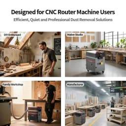 Twotrees Dust Collectors M2 CNC Engraving Machine Vacuum Cleaner For DIY Home Customization And Small Woodworking Workshops