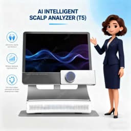 Epilator T5 Professional AI Intelligent Scalp Analyzer AI Intelligent Digital Hair Scalp Analysis HD Microscope Hair Analysis