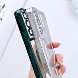 For Magsafe Wireless Charge Case For Samsung Galaxy S22 S21 Ultra Plus S 21 22 5G 4G Soft Transparent Clear Silicone Full Covers