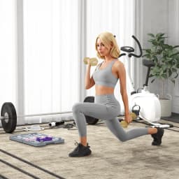 SPORTNOW 9kg Hex Dumbbells Set with Carry Case, 2 x 1kg, 2 x 1.5kg, 2 x 2kg