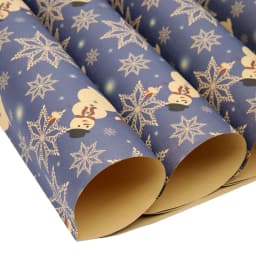 Voltsify 10pcs Christmas Rustic Kraft Wrapping Paper Sheets
