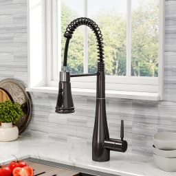 Voltsify Swivel Kitchen Faucet with Pull Down Sprayer and Pot Filler
