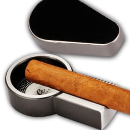 Galiner Metal Cigar Ashtray Portable Home 1 Slot Cigar Ash Tray Travel Mini Ashtrays For Smoking