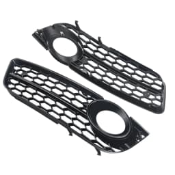 For Audi A5 Coupe Standard Bumper 2008-2011 Honeycomb Fog Light Grille Cover