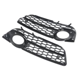 For Audi A5 Coupe Standard Bumper 2008-2011 Honeycomb Fog Light Grille Cover