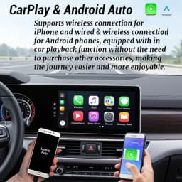 Carplay Auto Android 14 IPS Car DVD Player GPS WIFI BT RDS Radio Multimedia For VOLVO S60 V70 XC70 XC90 2000-2004 Navigation