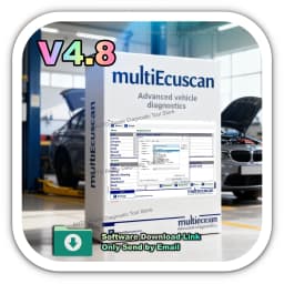 New Multiecuscan Fiat Original Software 2023 Multi ECU Scan V4.8 For Fiat/Chrysler/Dodge/Jeep/Suzuki Scanner Software V4.7 Work