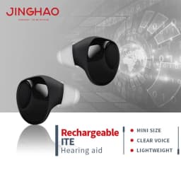JINGHAO Hearing Aid - Mini, Clear Voice, OTC,Rechargeable Long 12 hours of use,Fashionable and nearly invisible