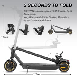 JUICEASE Adult Electric Scooter 500W Motor scooter 42V14.5AH Battery 10 Inch Wheels Smart APP Control Foldable Commuting Vehicle
