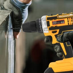 2 Battery Cordless Drill 21V Electric Screwdriver Set with 2 Batteries & Charger