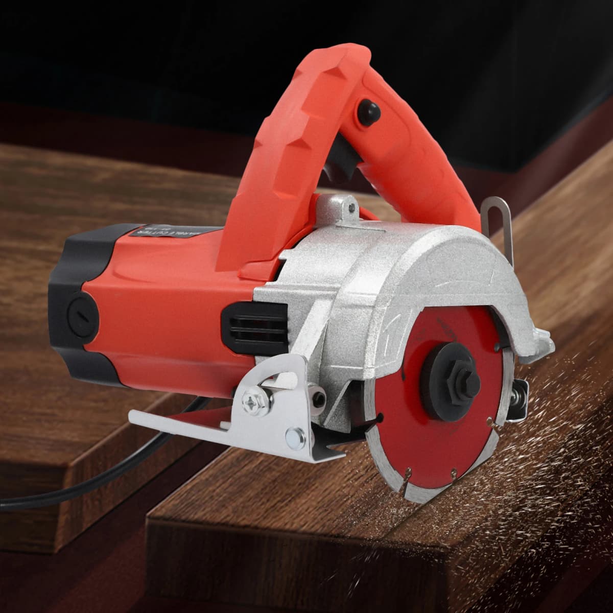 1580w Wood Stone Cutter Saw Granite Ceramic Tile Marble Cut Machine+110mm Blade, Electric Wall Grooving Cutting Machine Chaser