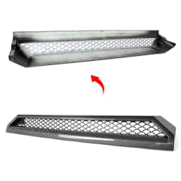 G63 Style Front Bumper Lower Grille Fits Mercedes-Benz W463 G550 G500 G55 G65 G63 1990-2018 Centre Grille Carbon Fiber Look
