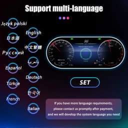 Navigital 12.3'Dashboard Cluster For Mercedes Benz C GLA CLA W176 117 C177 X156 2014 6 Ntg4.5 5.0 Auto Instrument Paneel Cockpit