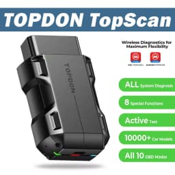 TOPDON TopScan OBD2 Scanner Bluetooth, Bi-Directional Scanner Wireless All System Diagnostic Tool for iOS & Android, 8+ Hot Rese