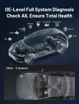 TOPDON TopScan OBD2 Scanner Bluetooth, Bi-Directional Scanner Wireless All System Diagnostic Tool for iOS & Android, 8+ Hot Rese