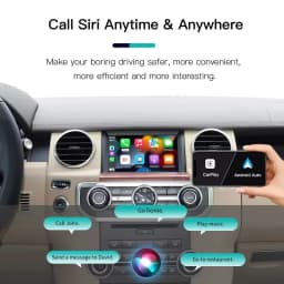 Wireless Carplay Android Auto For Land Rover Jaguar Bosch Discovery 4 Aurora Freelander 2 XE XF XJ Airplay