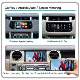 Wireless Carplay Android Auto For Land Rover Jaguar Bosch Discovery 4 Aurora Freelander 2 XE XF XJ Airplay