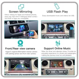 Wireless Carplay Android Auto For Land Rover Jaguar Bosch Discovery 4 Aurora Freelander 2 XE XF XJ Airplay