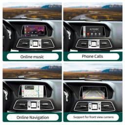 For Mercedes Benz E-Class W212 E300 E350 Coupe 2012-2016 Wireless CarPlay Android Auto with Mirror Link AirPlay Car Play