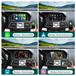 For Mercedes Benz E-Class W212 E300 E350 Coupe 2012-2016 Wireless CarPlay Android Auto with Mirror Link AirPlay Car Play