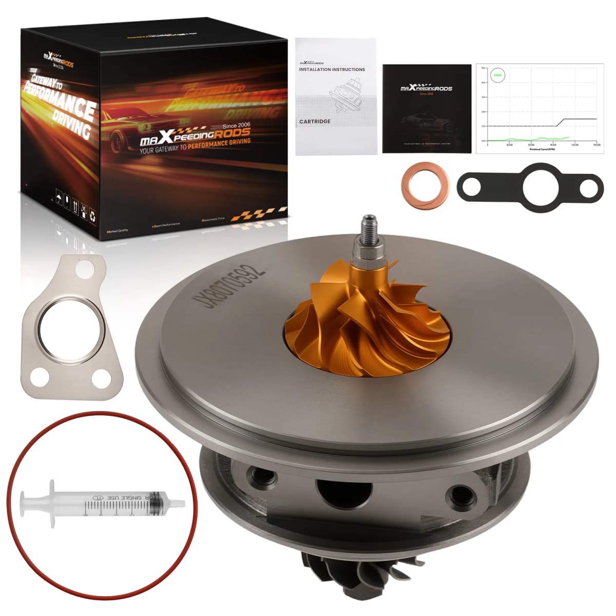 Upgrade Turbocharger CHRA for Fiat Panda 1.3D 55216669 Oil Cooled GT1238SZ 55212338 55216669 55221180 55231037