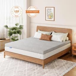 Vesgantti 3-Inch Gel Memory Foam Mattress Topper for Cool Sleep & Back Pain Relief Certipur-Us Certified with Washable Cover