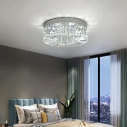 Gold Luxury Crystal Ceiling Lamp Living Room Modern Chandeliers Decoration Led Ceiling Lights Lighting Fixture Diameter 40 50cm