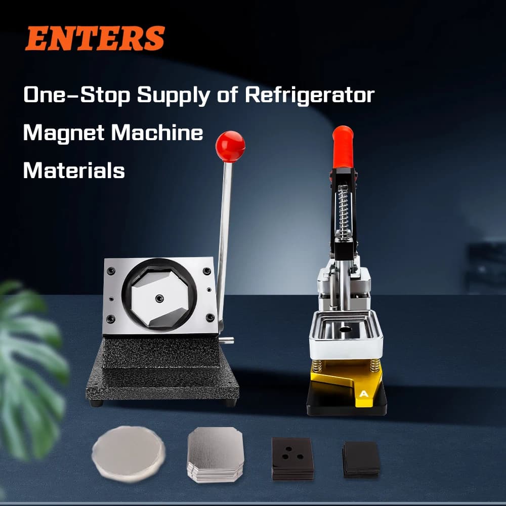 50*50mm School Magnet Making Machine With Cutter And 100 Sets Materials