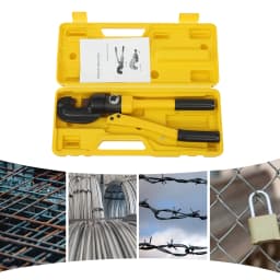 8T Hydraulic Rebar Cutter Bolt Chain Cutting Tool,Bolt Cutters 4mm to 16mm for Padlocks,Lock Cutter Heavy Duty Chain
