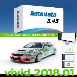 2025 hot sale newest version Autodata3.45 and vivid 2018 Auto Repair Software+ install video guide+install help for free