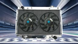 For Lexus LX450 96-97 / Toyota Land Cruiser 93-97 94 95 4.5 L6 Aluminum Radiator+FAN