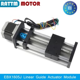 100-500mm Effective Stroke CNC Linear Guide Stage Rail Motion Slide Table SFU1605 Ball Screw Actuator Module
