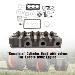 Artudatech Complete Cylinder Head+Gasket Kit For Kubota D902 RTV900 Tractort 1G962-03045
