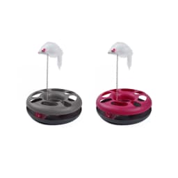 Interactive Cat Toy, 3-in-1 Disc, Ball and Mouse Game, Engaging Exercise and Play for Cats of All Ages