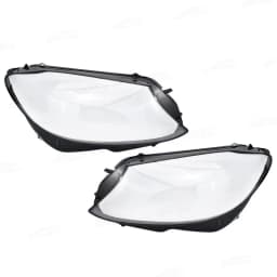 Free shipping For Mercedes-Benz W205 C180 C260L 2019-2021 Left Right Headlamp Cover Transparent Lampshade Headlight Lens Shell
