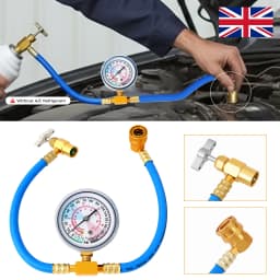 Hose Gauge Kit R134A Car Air Conditioner Refrigerant Recharge Fluoride Tool Kit 100 PSI Replacement 480 mm/18.90 Inches Length