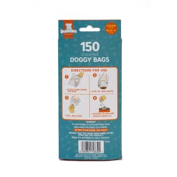 Unscented Doggy Clean Up Bags 150 Pack, Extra Strong and Large for Walking and Outdoor Use