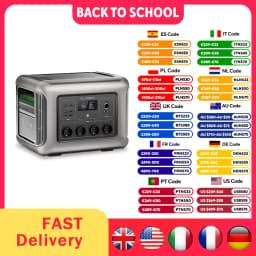 ALLPOWERS R2500 Portable Power Station 1920Wh Expandable to 20kWh LiFePO4 Battery 2500W Solar Generator for Emergency Household