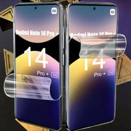 4 PCS Hydrogel Film For Xiaomi Redmi Note 14 Pro Plus 13 12 11 11S 12S 10S 9T Soft Screen Protector For Redmi Note 14 5G 4G Film