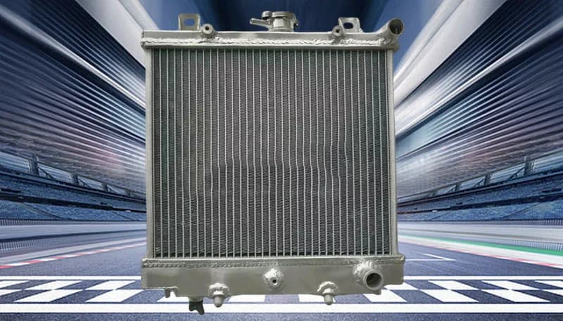 For 1989 1990 1991 Nissan Pao PK10 1.0L MA10S I4 Aluminum Radiator AT