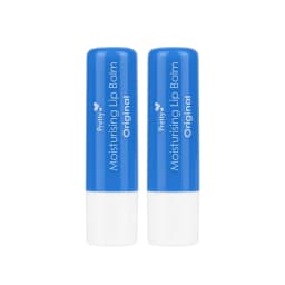 Pretty Moisturising Lip Balm 2Pack, Original Hydrating Lip Care, Nourishing Protection for Dry Lips